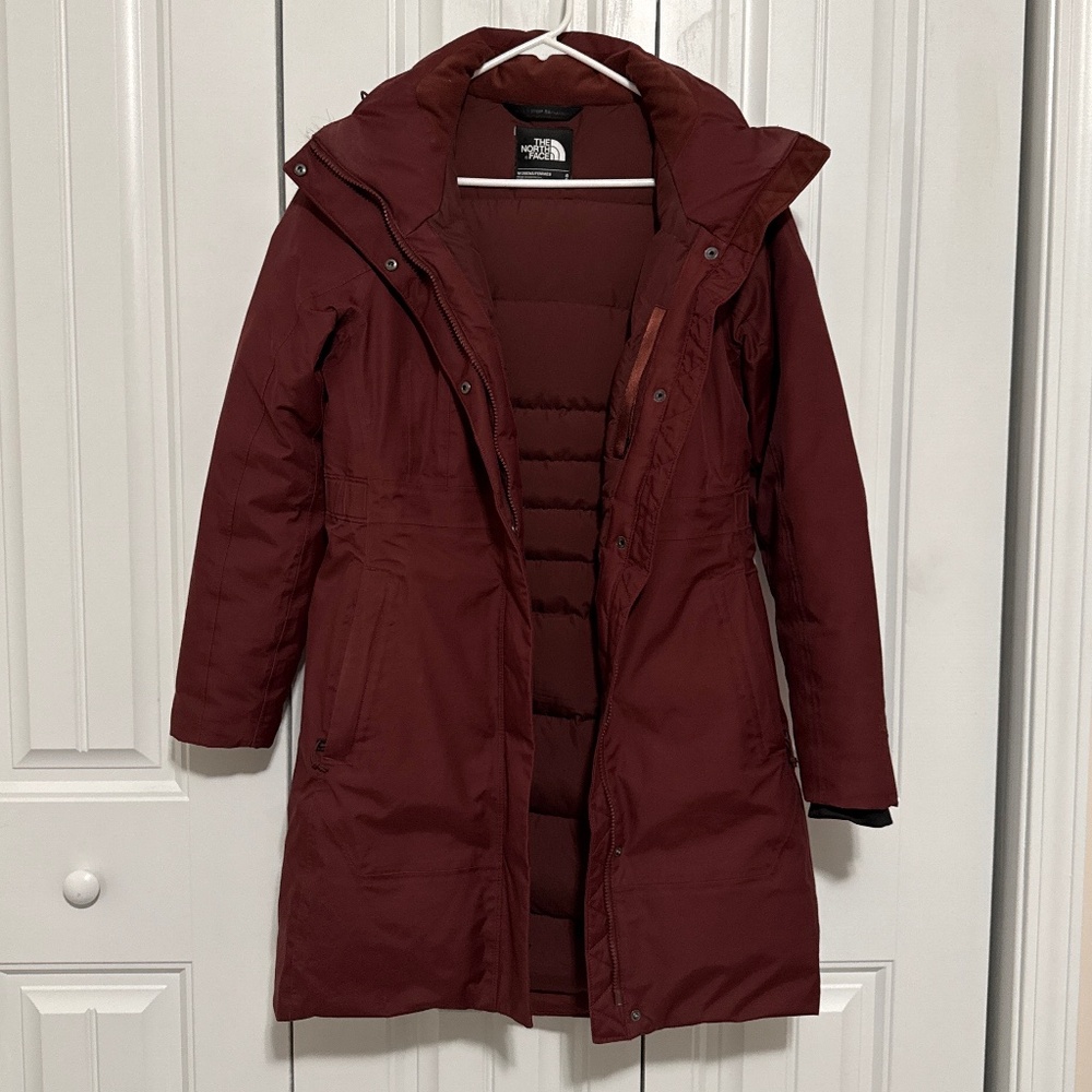The North Face petite down winter parka